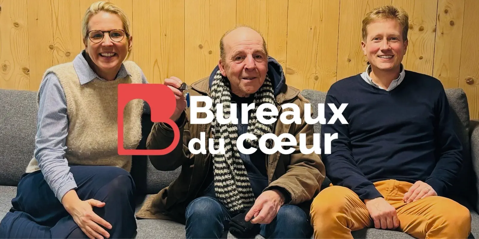 Remise des clés Bureaux du cœur dans nos locaux